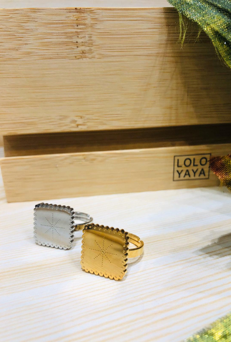 Grossiste LOLO & YAYA - Bague Myriam en Acier inoxydable