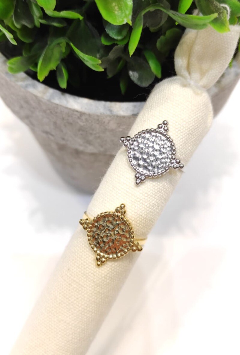 Grossiste LOLO & YAYA - Bague Iris en Acier inoxydable