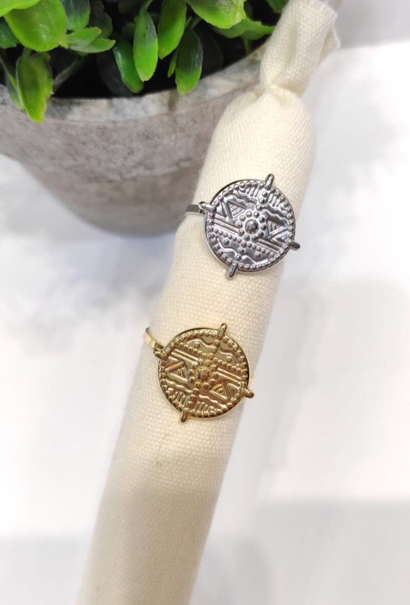 Grossiste LOLO & YAYA - Bague Capucine en Acier inoxydable