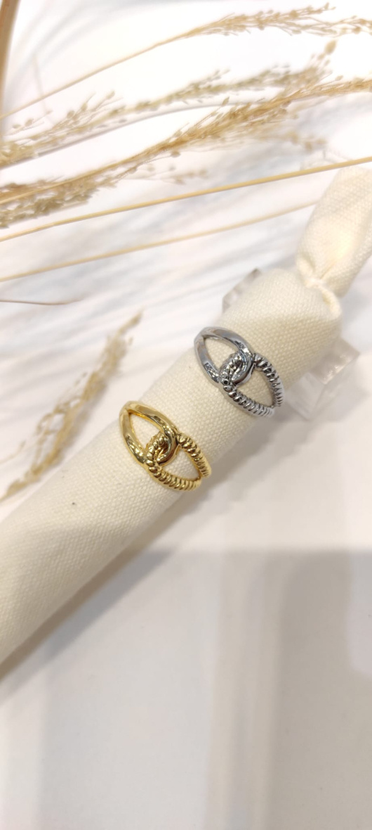 Wholesaler LOLO & YAYA - Bague Linoï en acier inoxydable