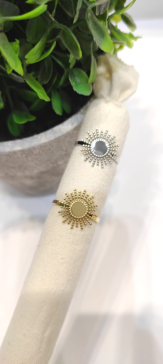 Wholesaler LOLO & YAYA - Timeless Soleil Nataline ring in stainless steel