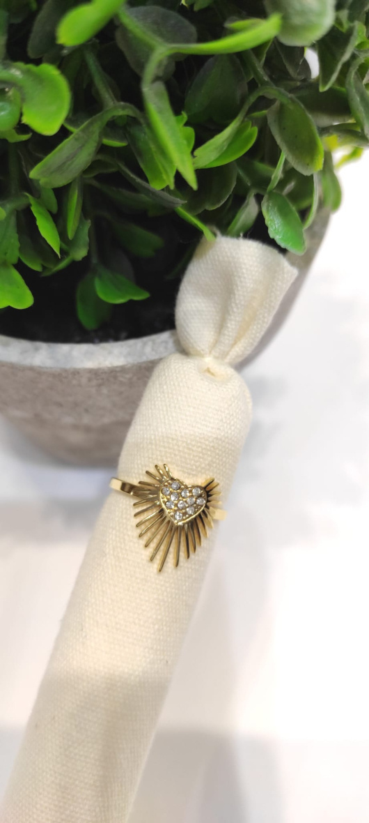 Wholesaler LOLO & YAYA - Lylianne rhinestone ring in stainless steel