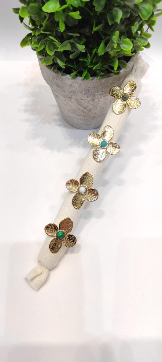 Wholesaler LOLO & YAYA - Dalale flower ring in stainless steel
