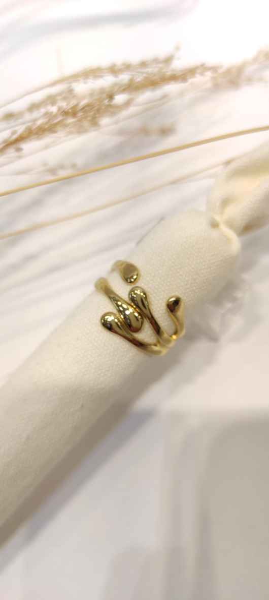 Wholesaler LOLO & YAYA - Ivelyne adjustable ring in stainless steel