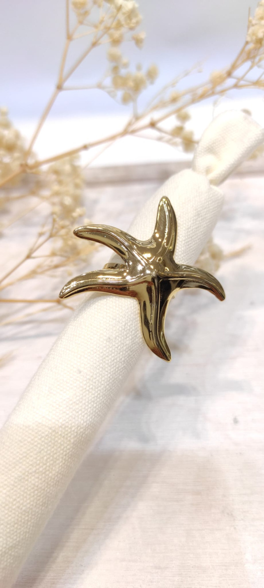 Wholesaler LOLO & YAYA - Timeless starfish ring in stainless steel