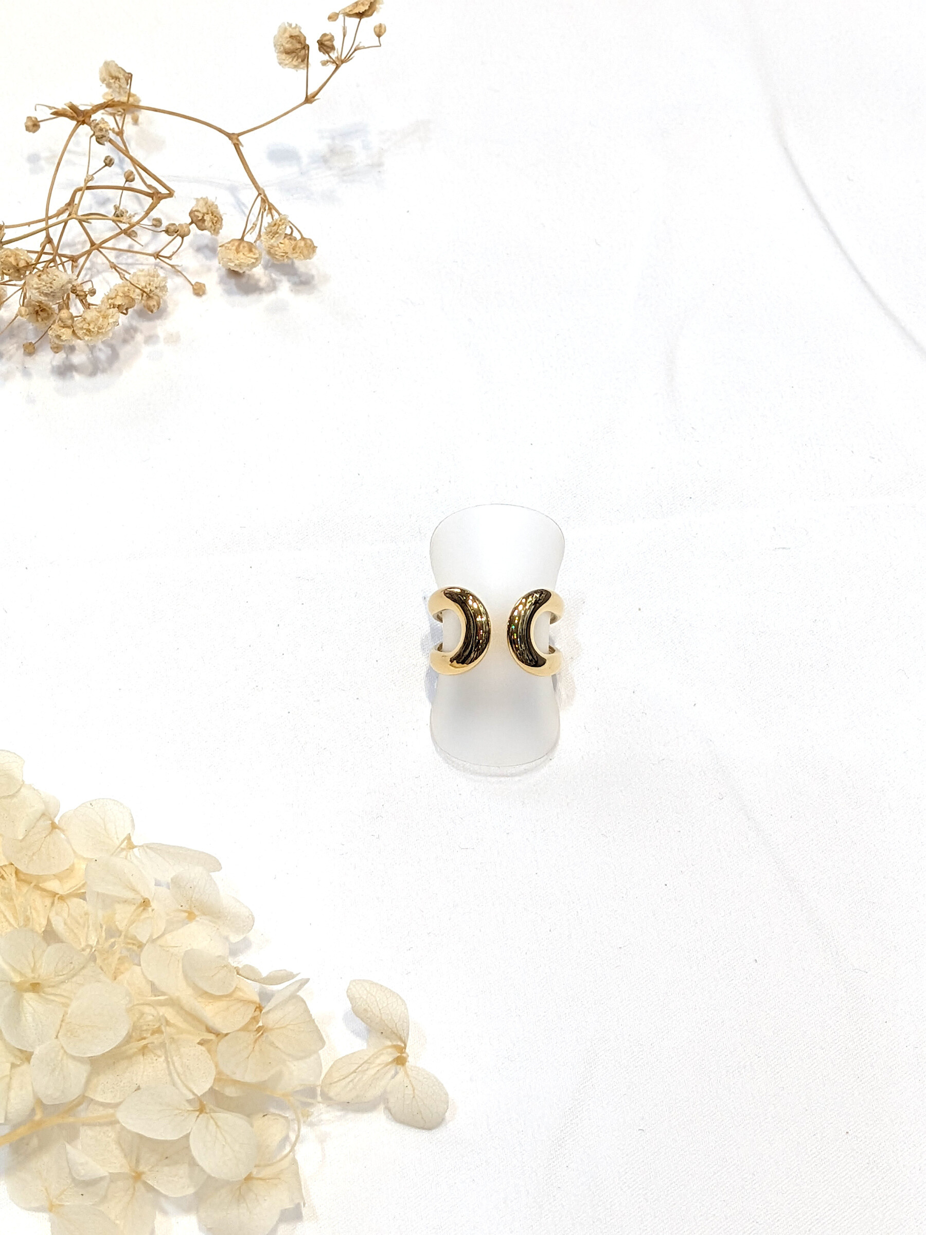 Wholesaler Lolo & Yaya - Adjustable Ternal Oval Steel Ternal Ring Stainless Steel