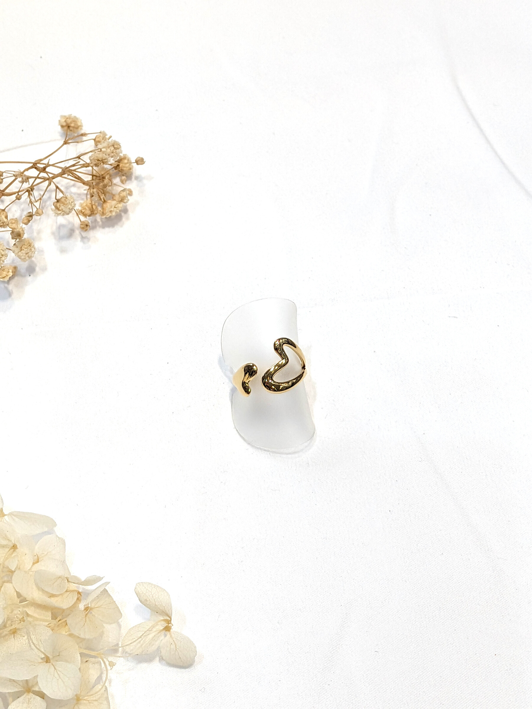 Wholesaler Lolo & Yaya - Hartea stainless steel adjustable adjustable ring