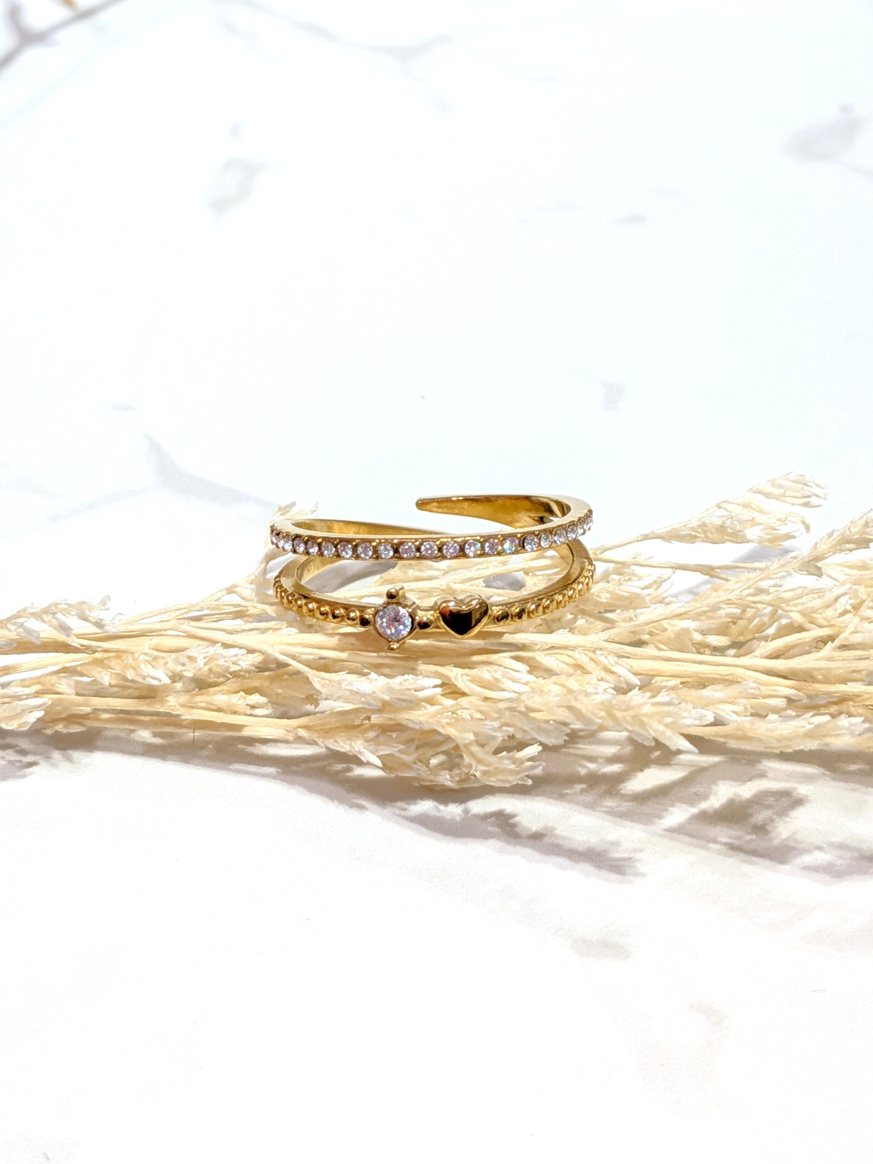 Wholesaler LOLO & YAYA - Chikipiu Heart Ring in Stainless Steel