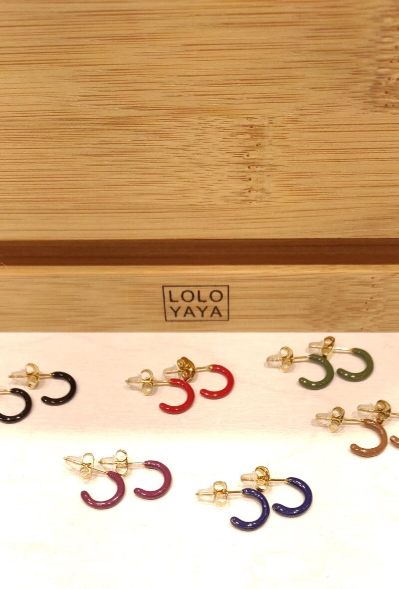 Grossiste LOLO & YAYA - 40252  Boucles d’oreilles en acier