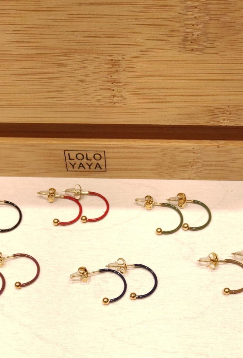 Grossiste LOLO & YAYA - 40254  Boucles d’oreilles en acier
