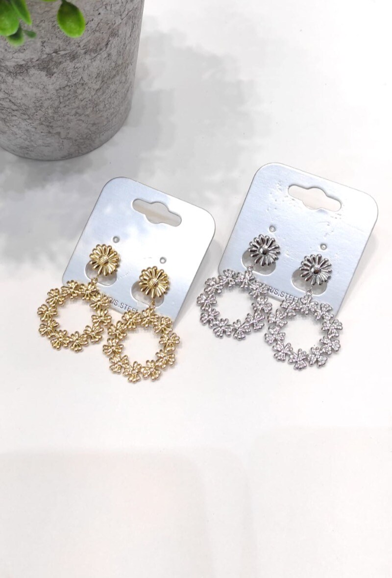Grossiste LOLO & YAYA - 40951 Boucles d’oreilles en Acier inoxydable