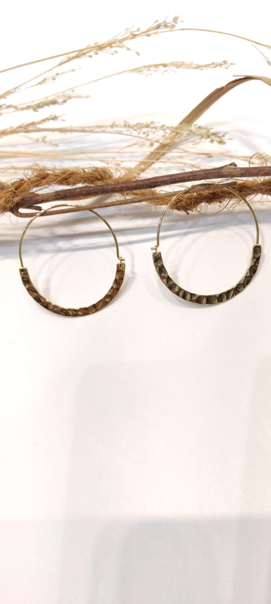 Wholesaler LOLO & YAYA - Boucles d’oreilles créole Alissa en acier inoxydable