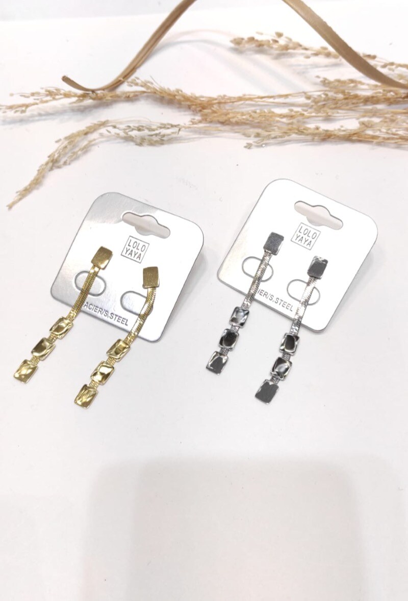Wholesaler LOLO & YAYA - Boucles d’oreilles Rokia en acier inoxydable