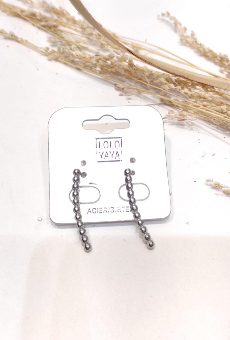 Grossiste LOLO & YAYA - Boucles d’oreilles puces Ketsia en acier inoxydable