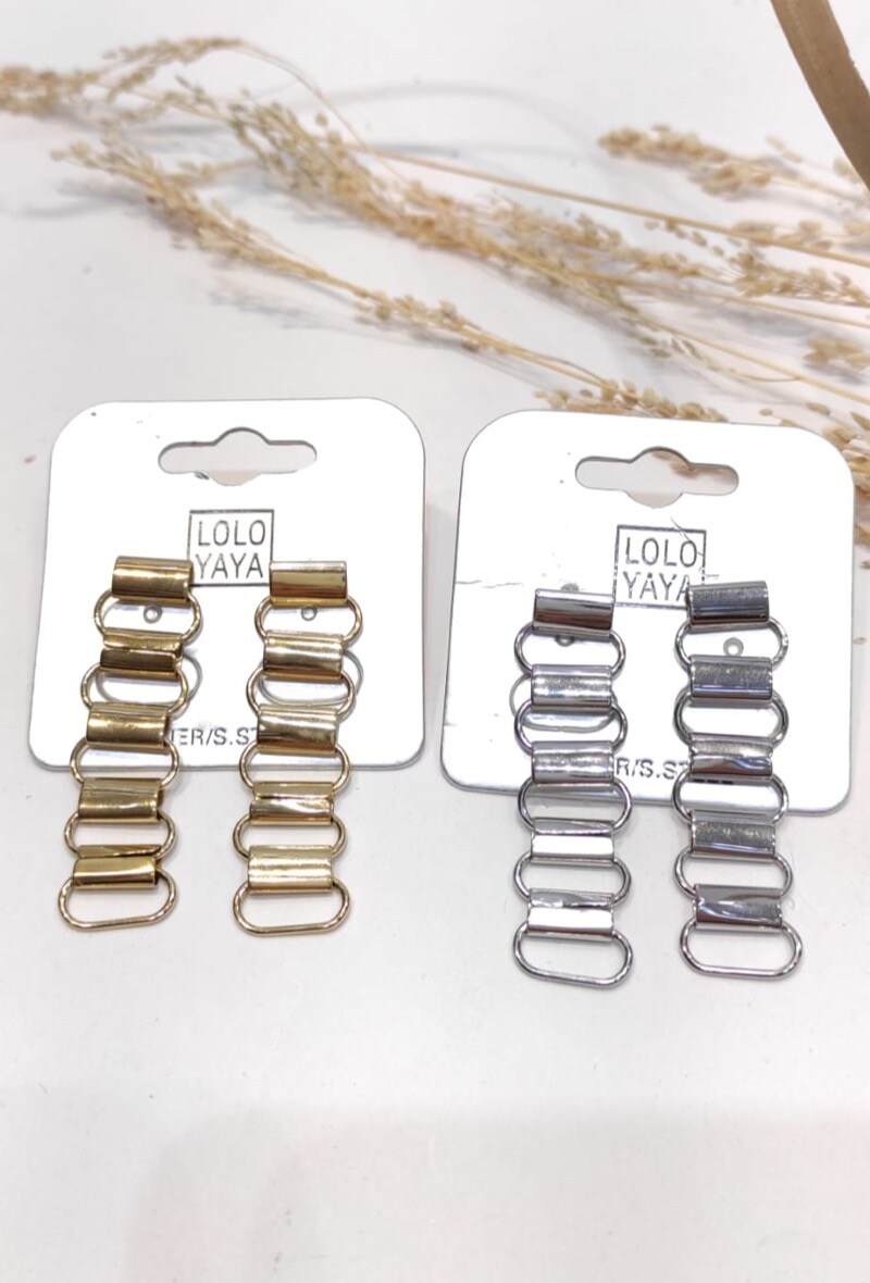 Grossiste LOLO & YAYA - Boucles d’oreilles puces Janna en acier inoxydable