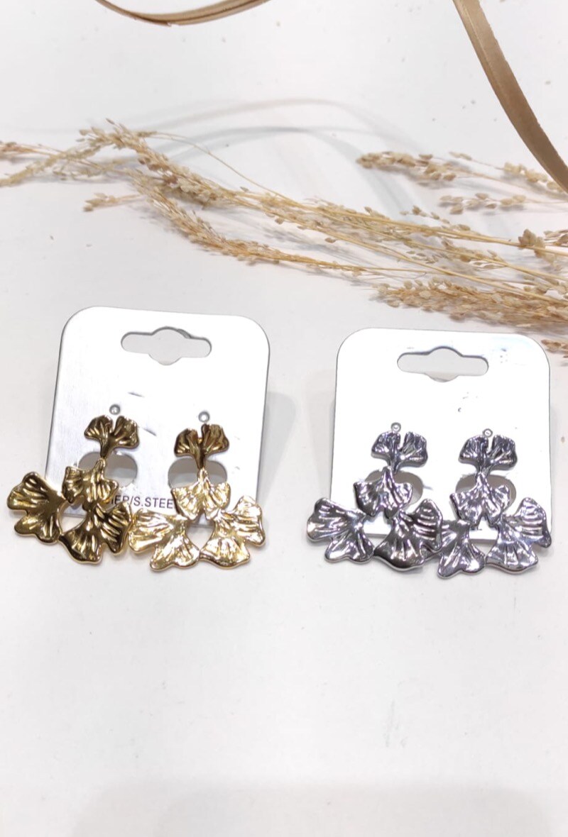 Grossiste LOLO & YAYA - Boucles d’oreilles puces Guillemette en acier inoxydable