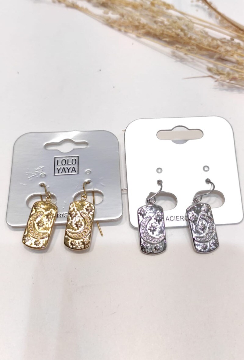 Grossiste LOLO & YAYA - Boucles d’oreilles tige Andrea en acier inoxydable