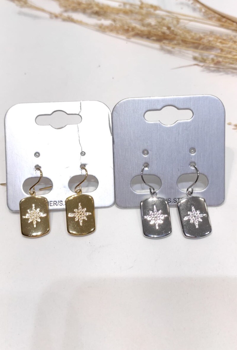 Wholesaler LOLO & YAYA - Boucles d’oreilles tige Oceane en acier inoxydable