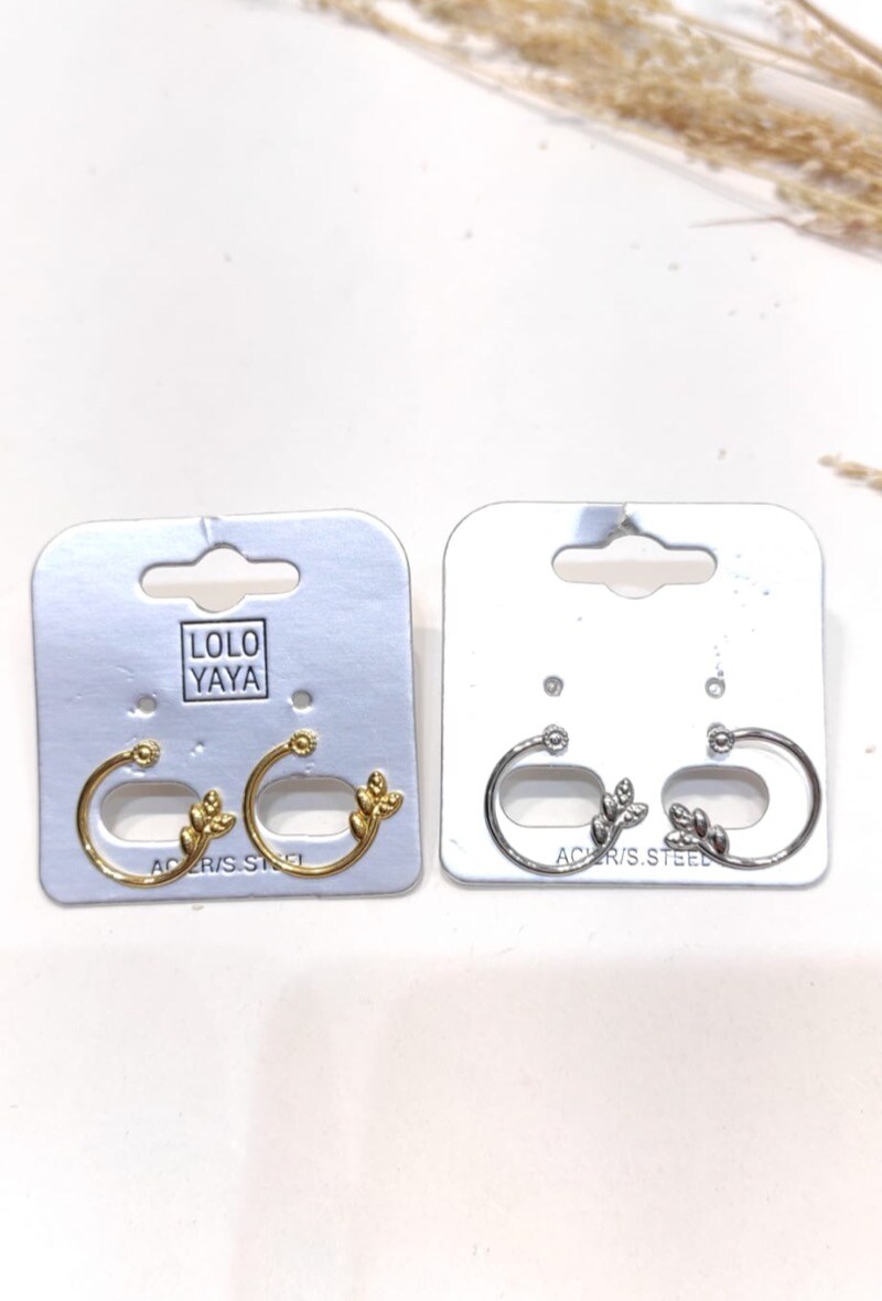 Wholesaler LOLO & YAYA - Boucles d’oreilles puces Aïcha en acier inoxydable