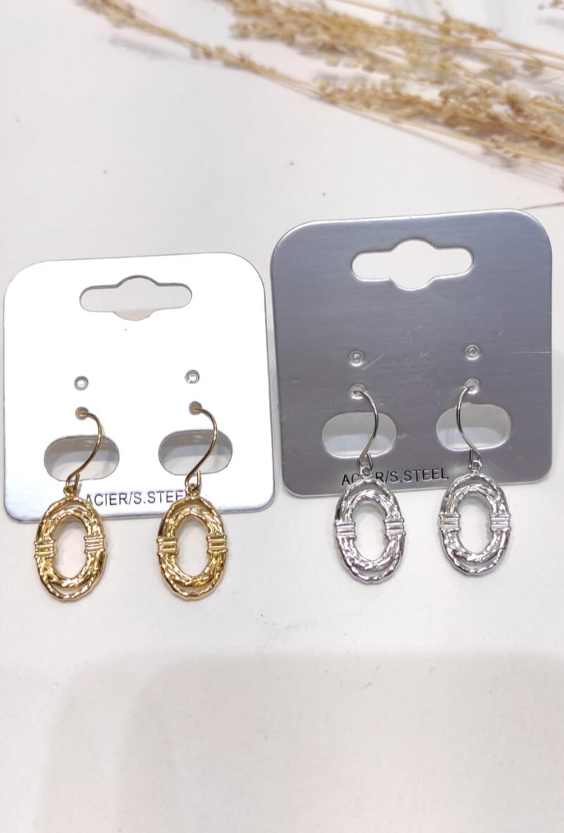 Wholesaler LOLO & YAYA - Boucles d’oreilles tige Victoria en acier inoxydable