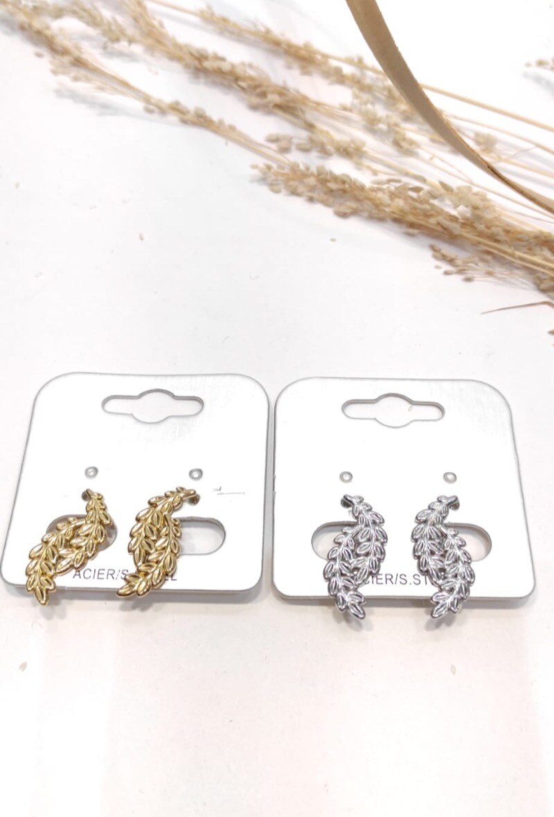 Wholesaler LOLO & YAYA - Boucles d’oreilles puces tige Eloïse en acier inoxydable