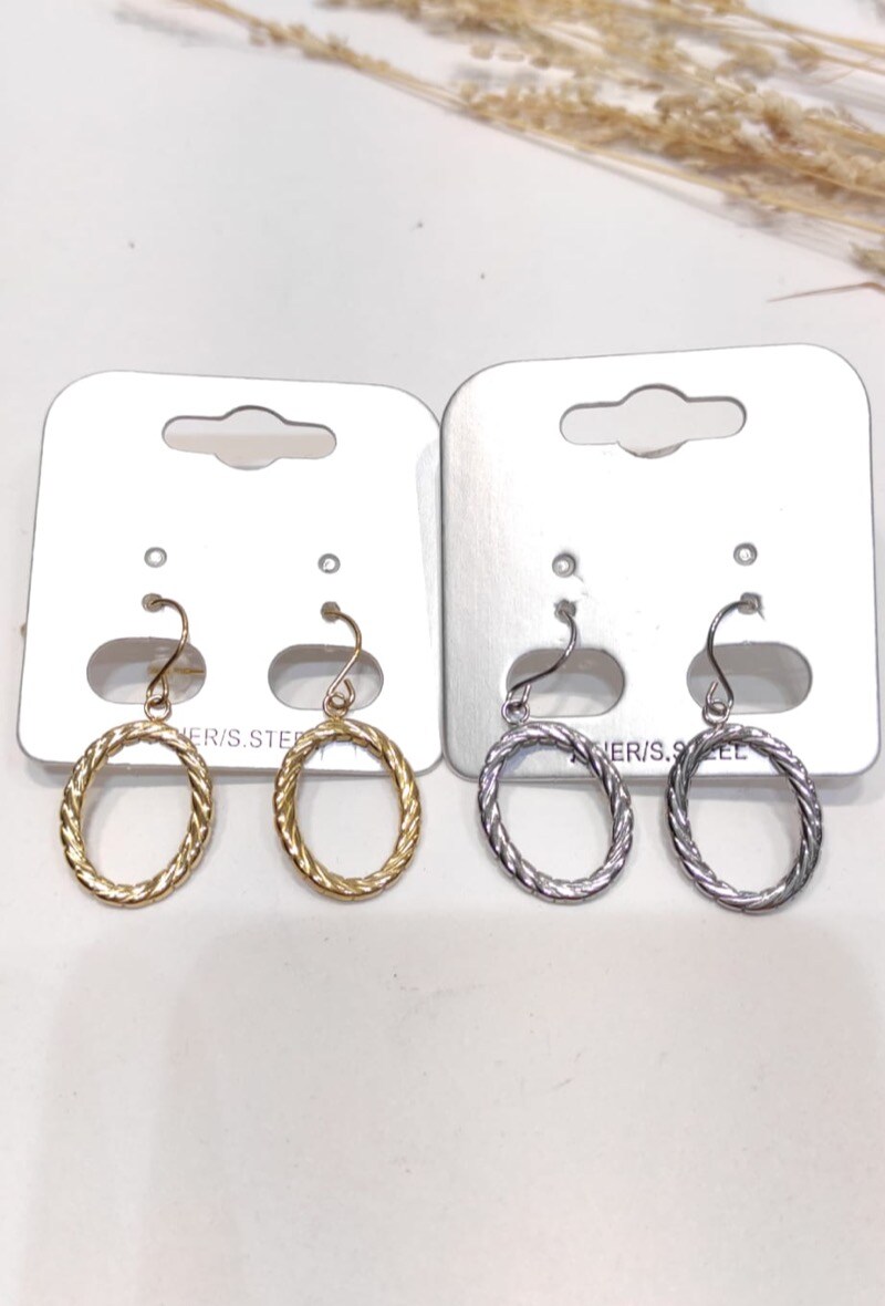 Wholesaler LOLO & YAYA - Boucles d’oreilles tige Charlie en acier inoxydable