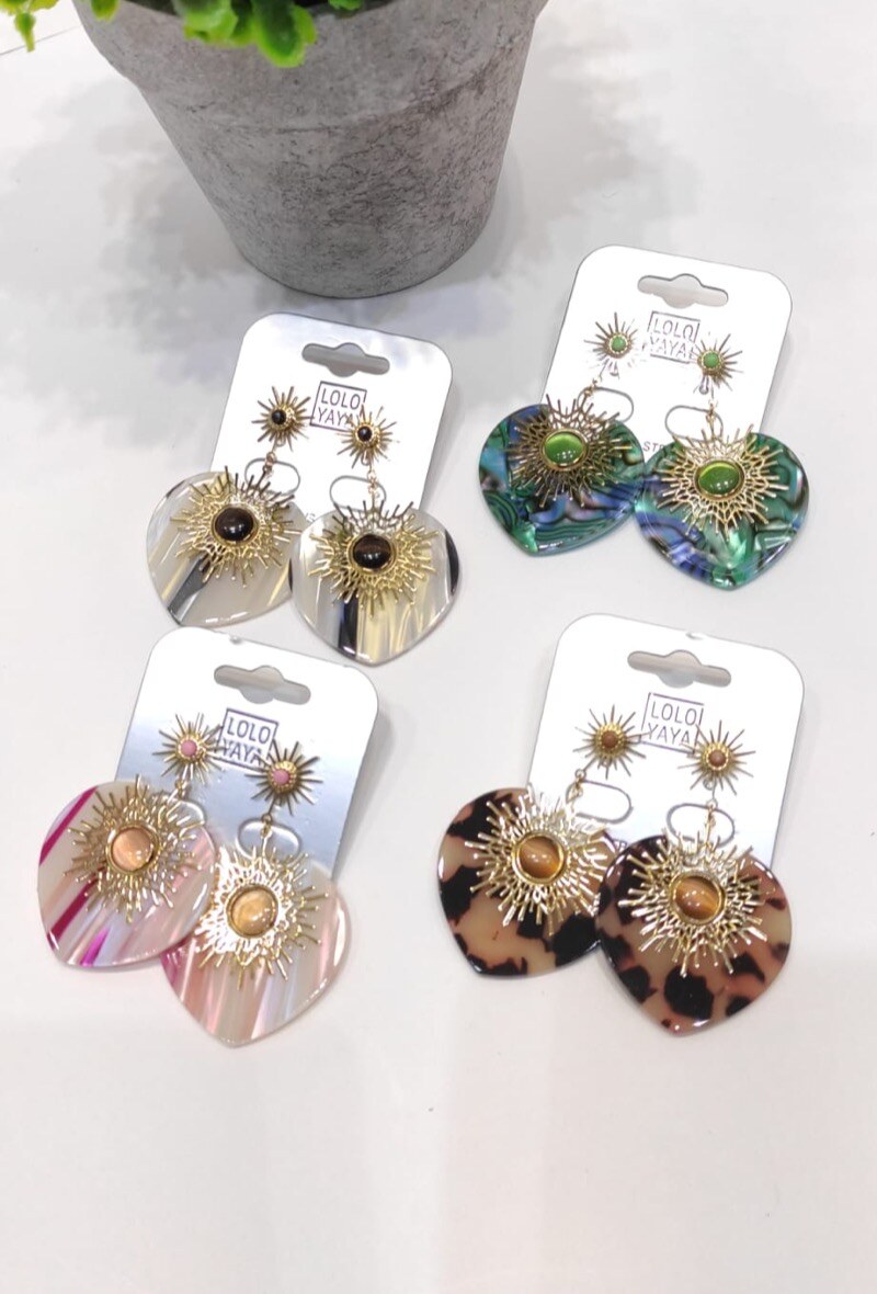 Wholesaler Lolo & Yaya - Boucles d'oreilles Clothilde en acier inoxydable