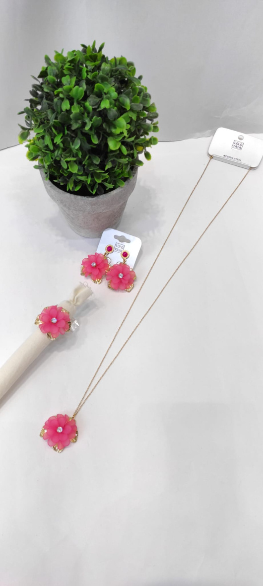 Wholesaler LOLO & YAYA - Tifani flower earrings in stainless steel
