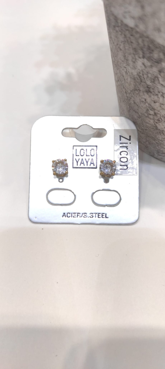 Wholesaler LOLO & YAYA - Stainless steel round anise earrings