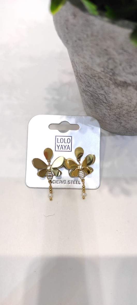 Wholesaler LOLO & YAYA - Savannah earrings in stainless steel