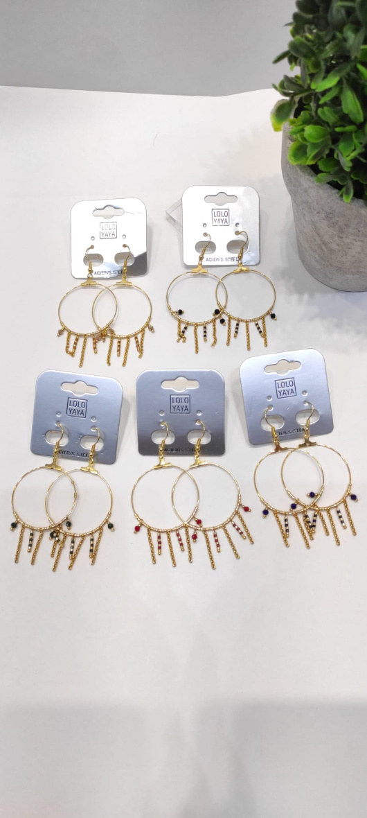 Wholesaler LOLO & YAYA - Mylene stainless steel earrings