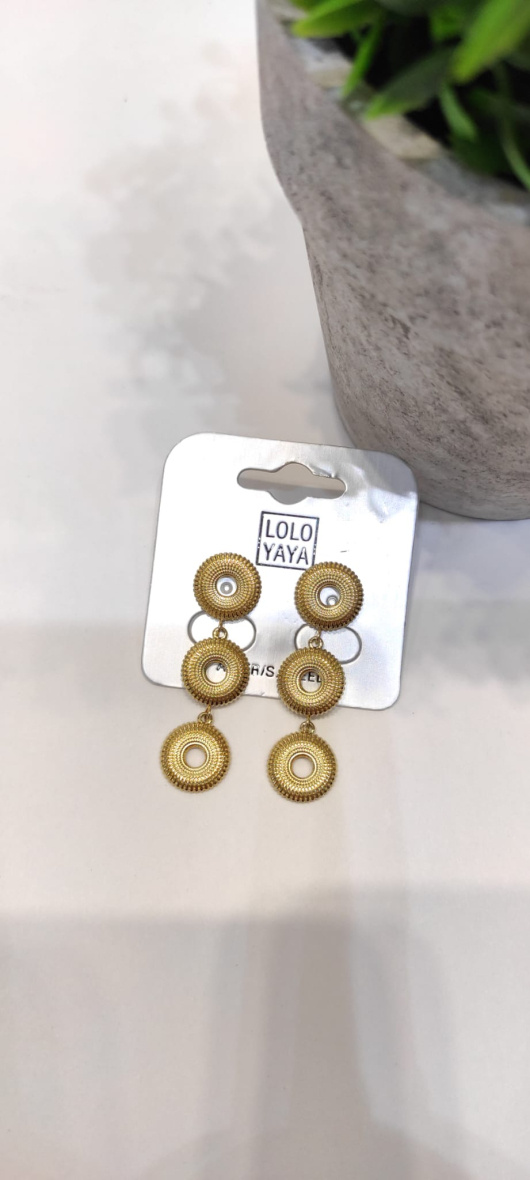 Wholesaler LOLO & YAYA - Gavina dangling stainless steel earrings
