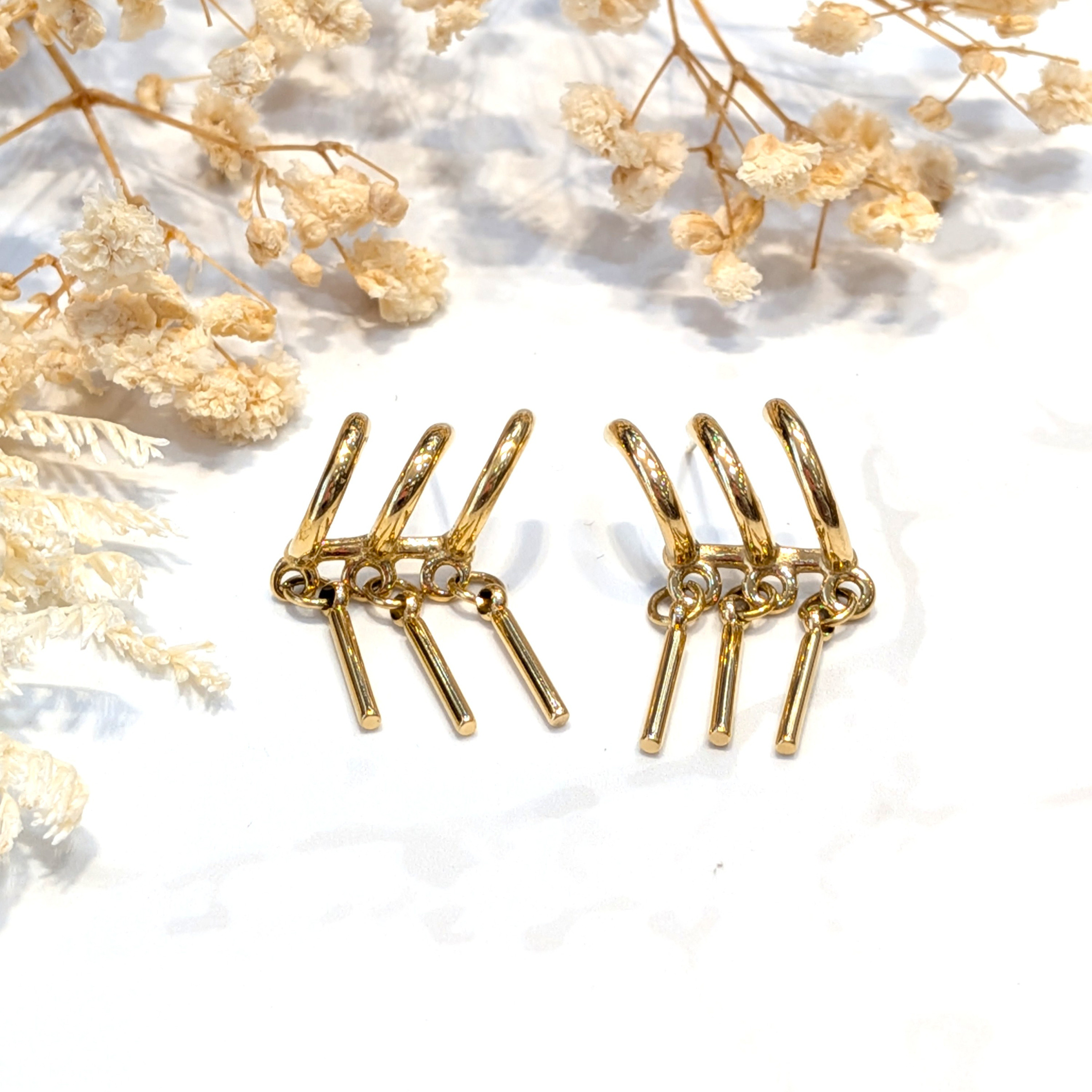 Wholesaler LOLO & YAYA - Nabila earrings in stainless steel