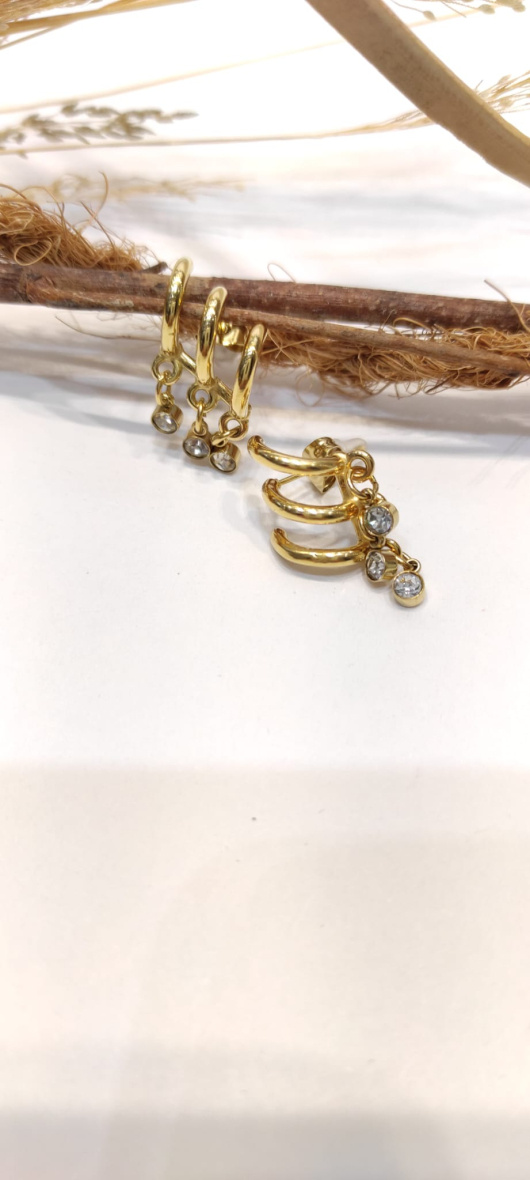 Wholesaler LOLO & YAYA - Auxane stainless steel earrings