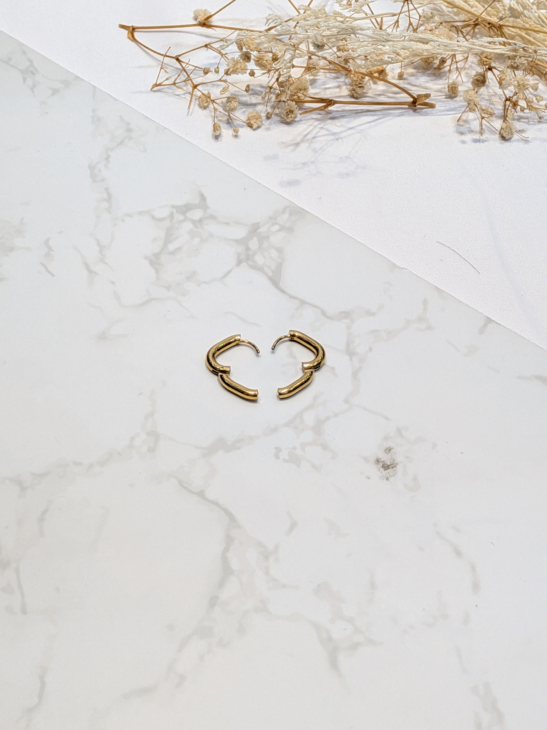 Wholesaler LOLO & YAYA - 1.5cm Mareia earrings in stainless steel