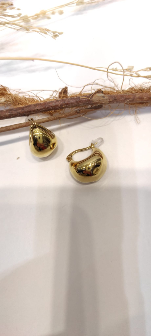 Wholesaler LOLO & YAYA - 1.5cm Marfenia earrings in stainless steel