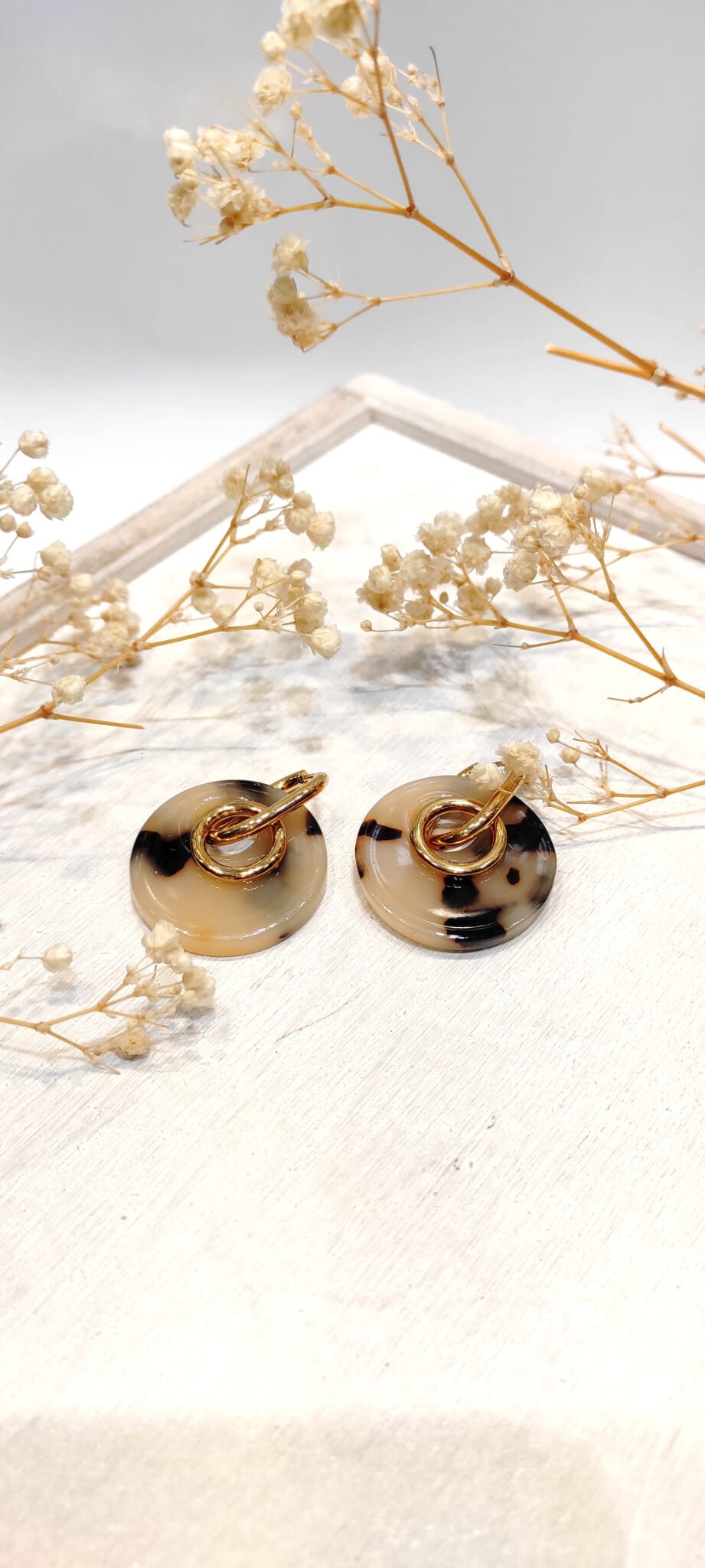 Wholesaler Lolo & Yaya - Roby leopard earrings in stainless steel