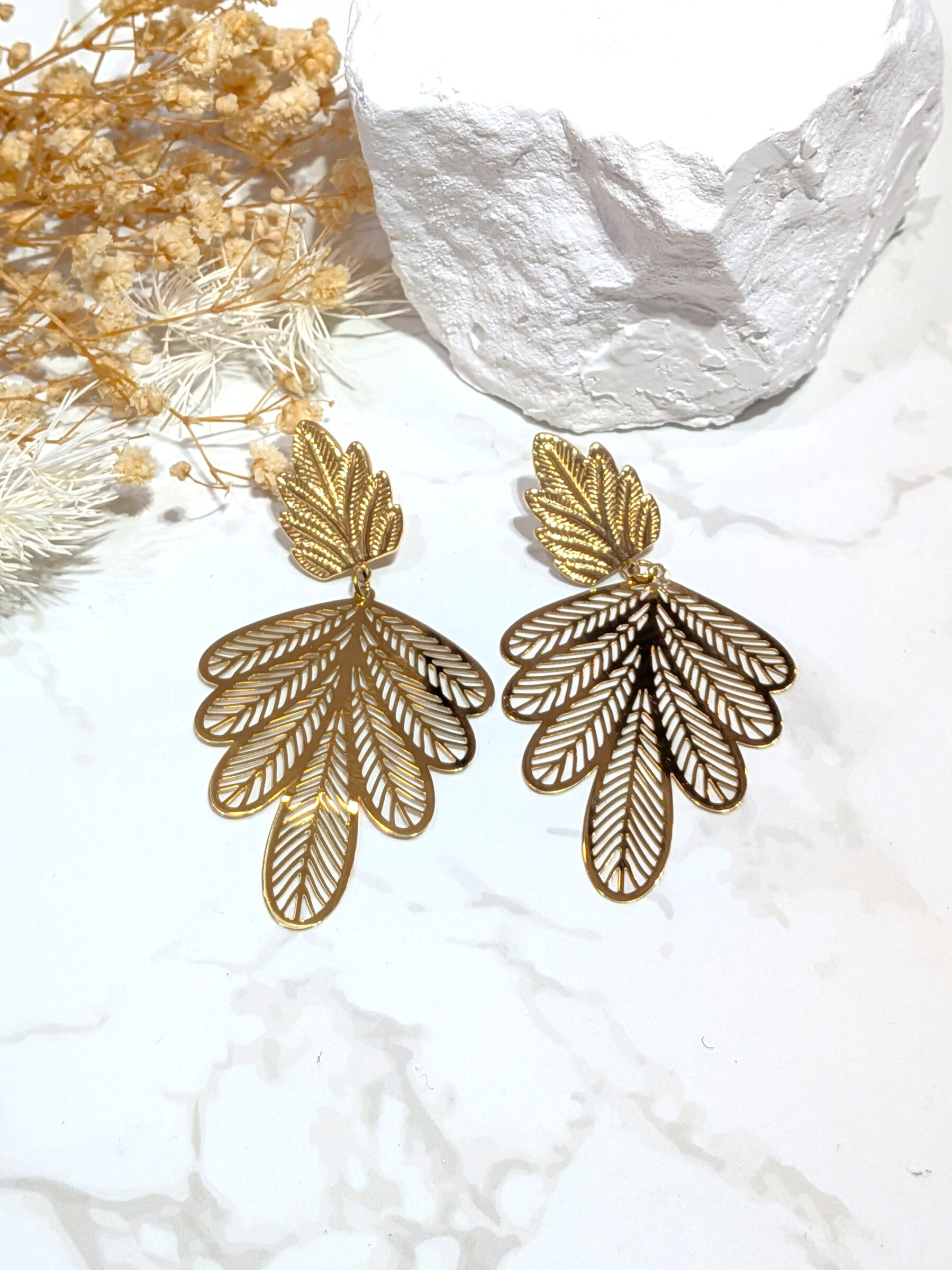 Grossiste Lolo & Yaya - Boucle d'oreilles Malcomes en acier inoxydable