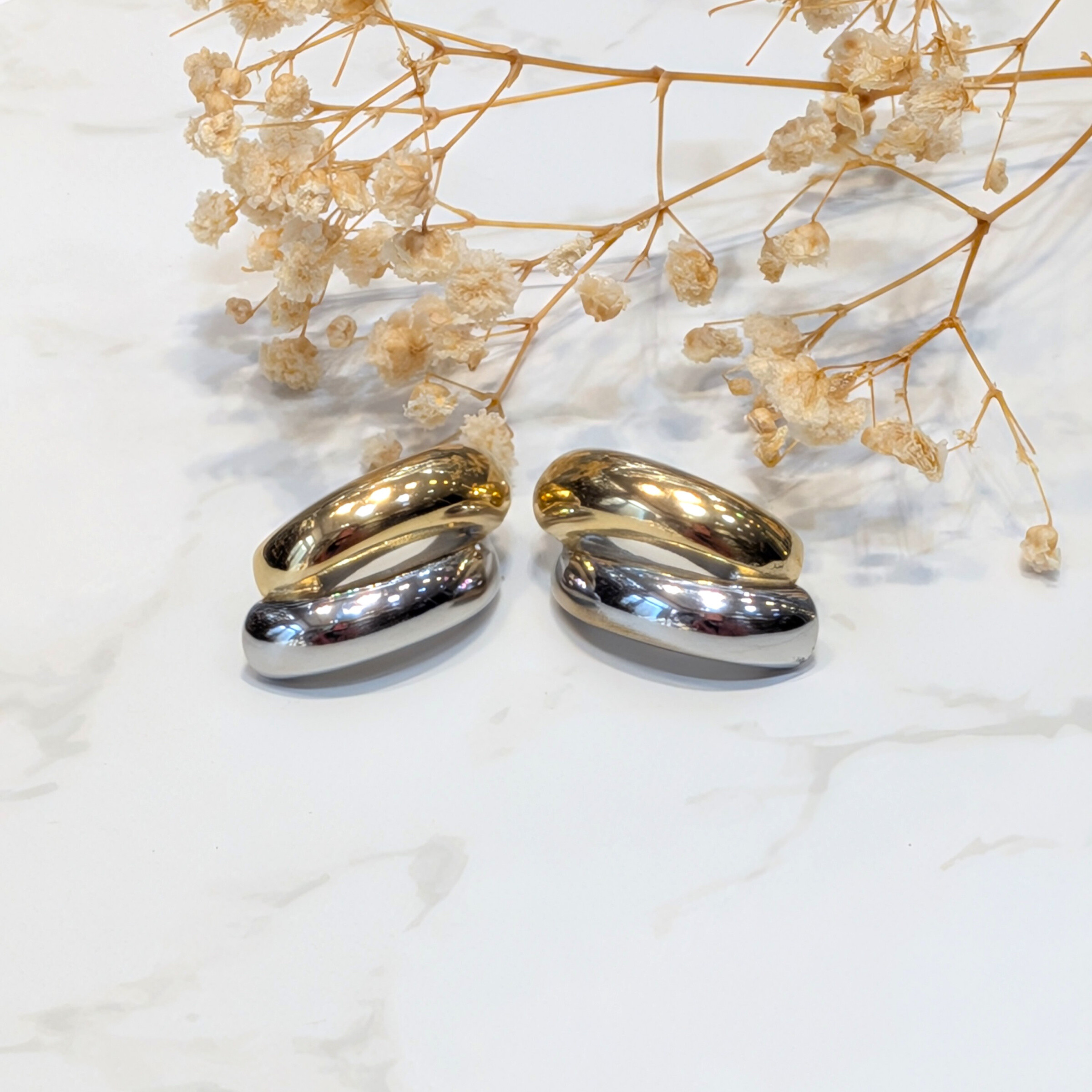 Wholesaler Lolo & Yaya - Stainless steel Mickos earrings