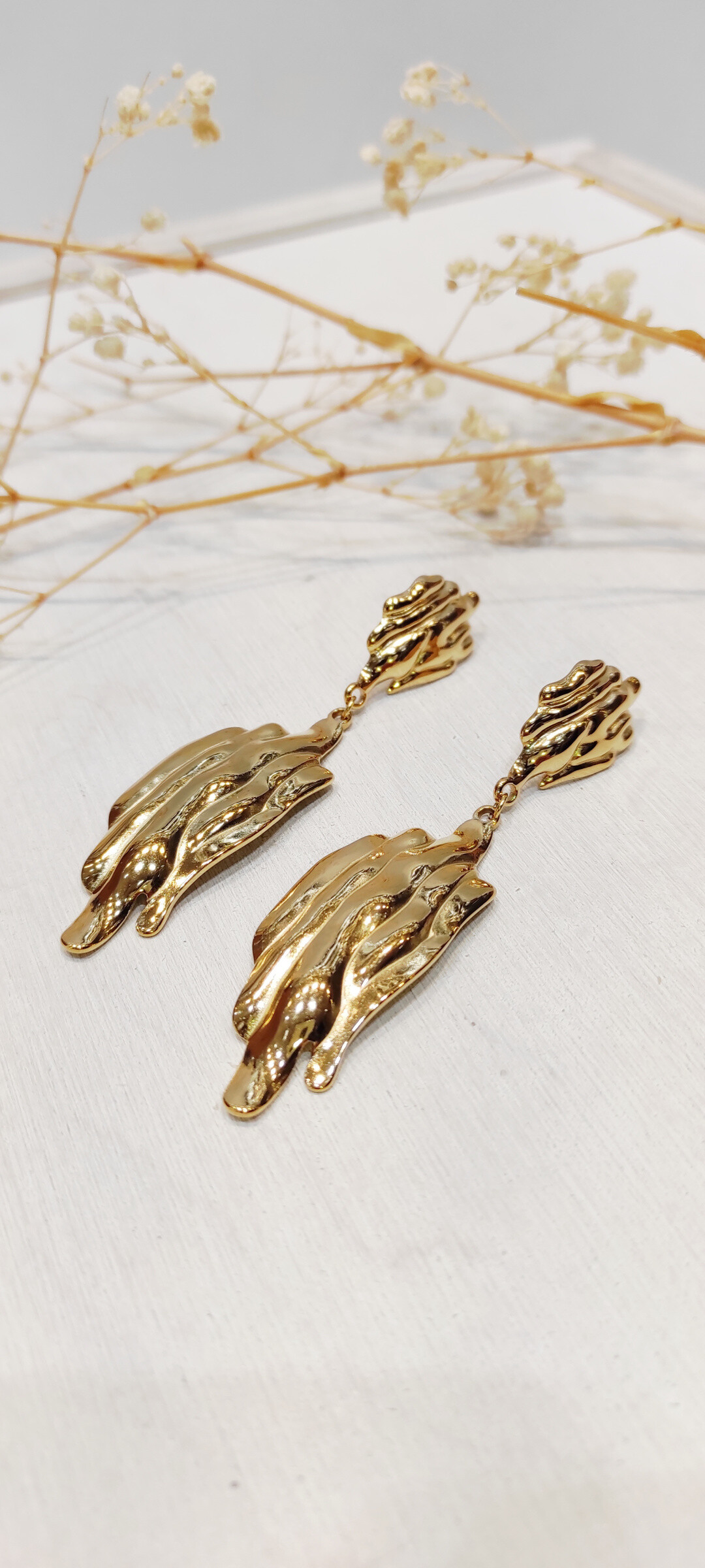 Grossiste Lolo & Yaya - Boucles d'oreilles Leona en acier inoxydable