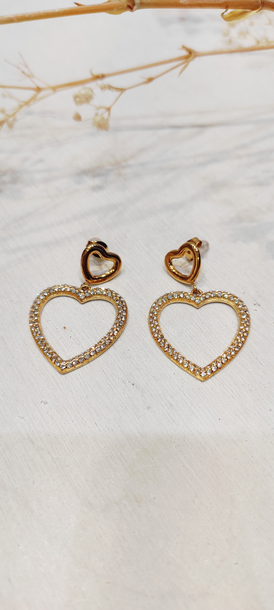 Wholesaler Lolo & Yaya - Valentina stainless steel wrap earrings