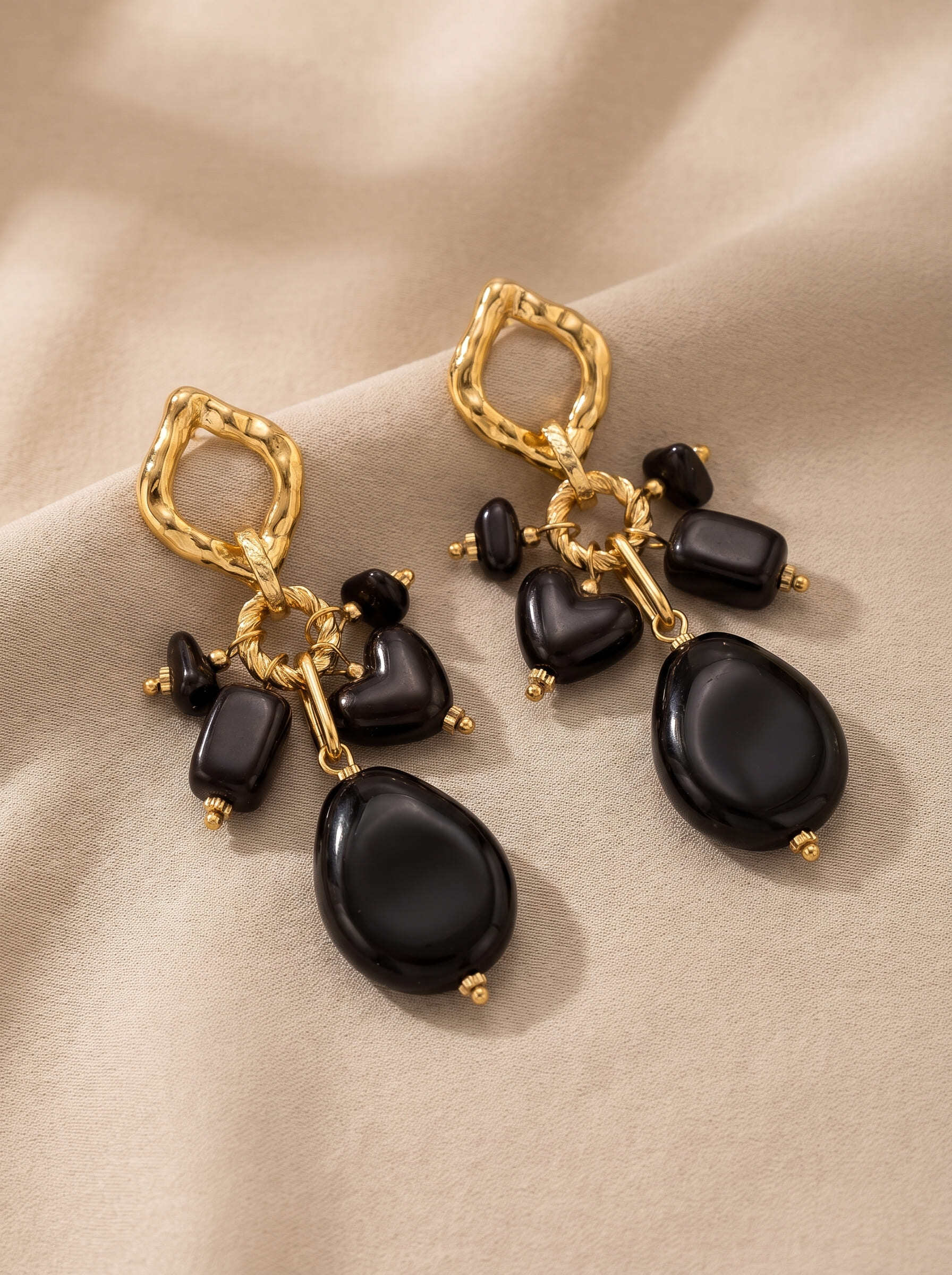 Grossiste LOLO & YAYA - Boucles d'oreilles Éclats d’Ambre
