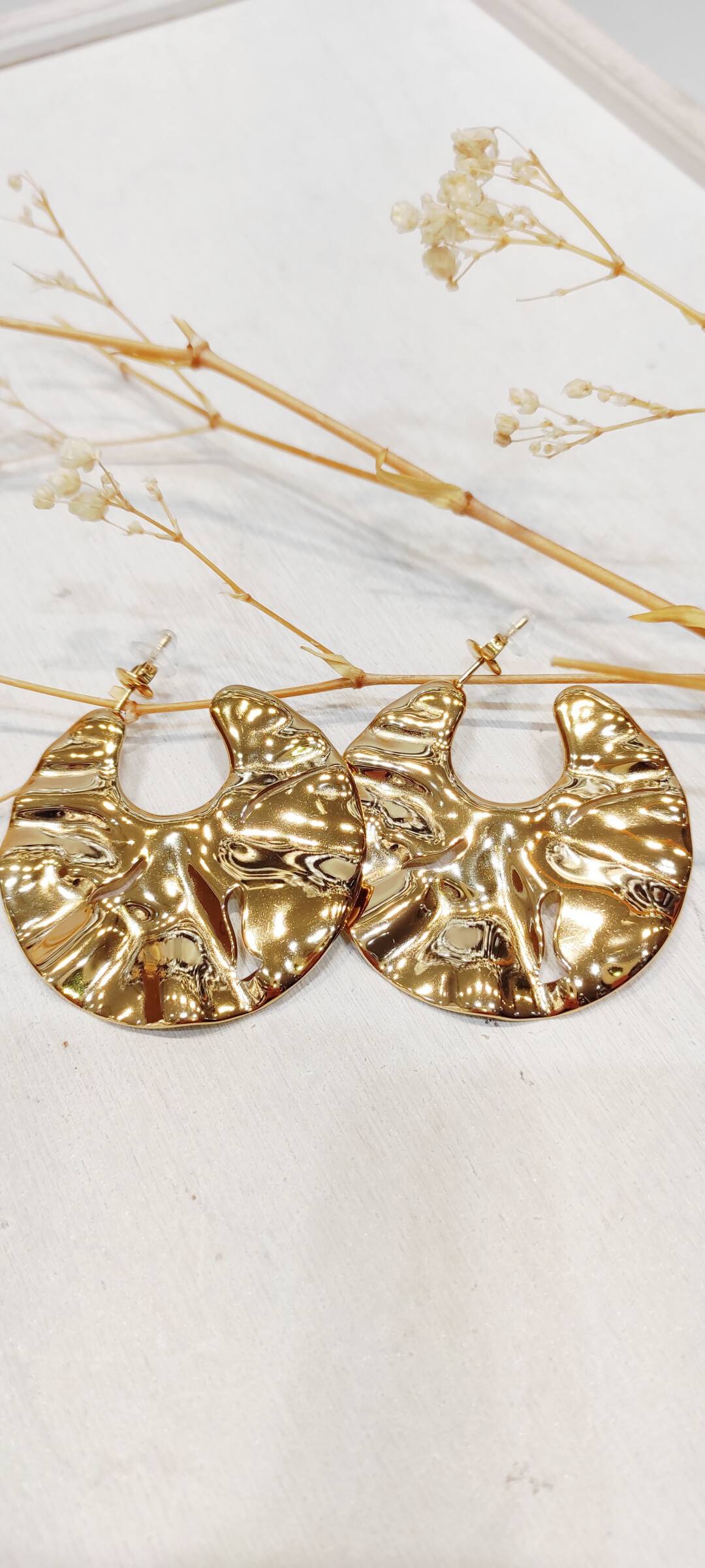 Grossiste Lolo & Yaya - Boucles d’oreilles Fernanda en acier inoxydable