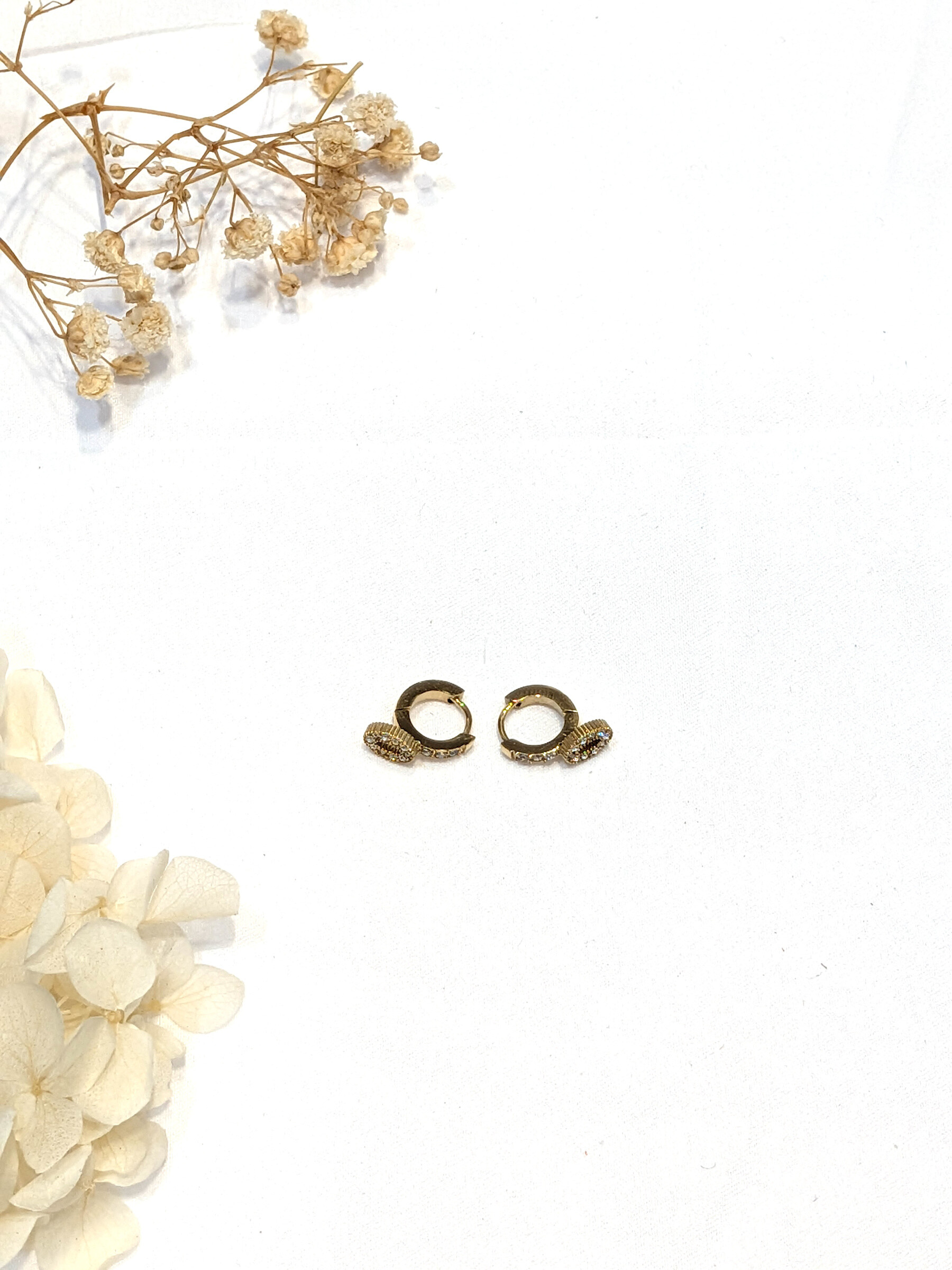 Grossiste Lolo & Yaya - Boucles d’oreilles Aurase strass en acier inoxydable