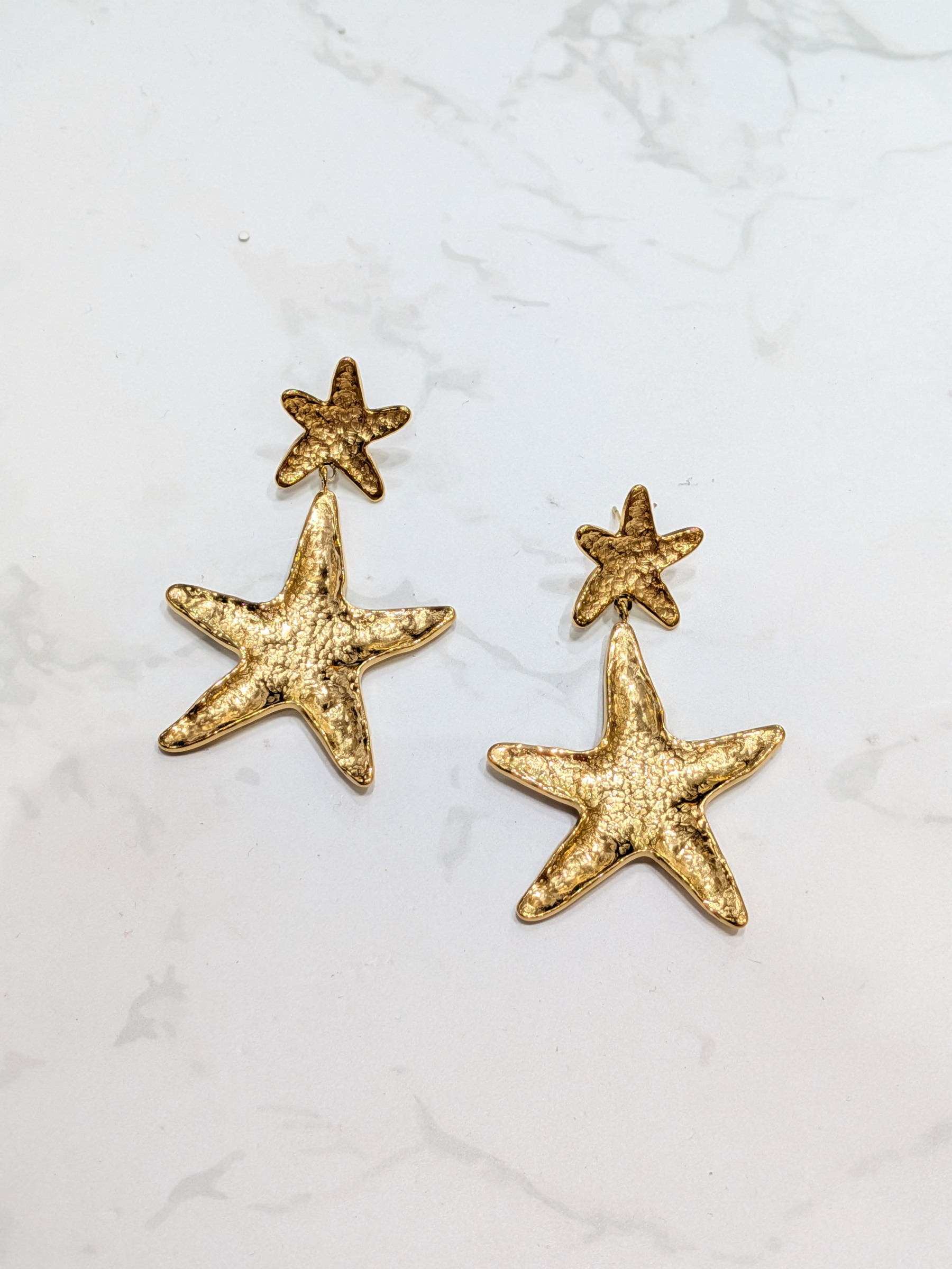 Mayorista LOLO & YAYA - Pendientes Estrella de Mar Golden Tide