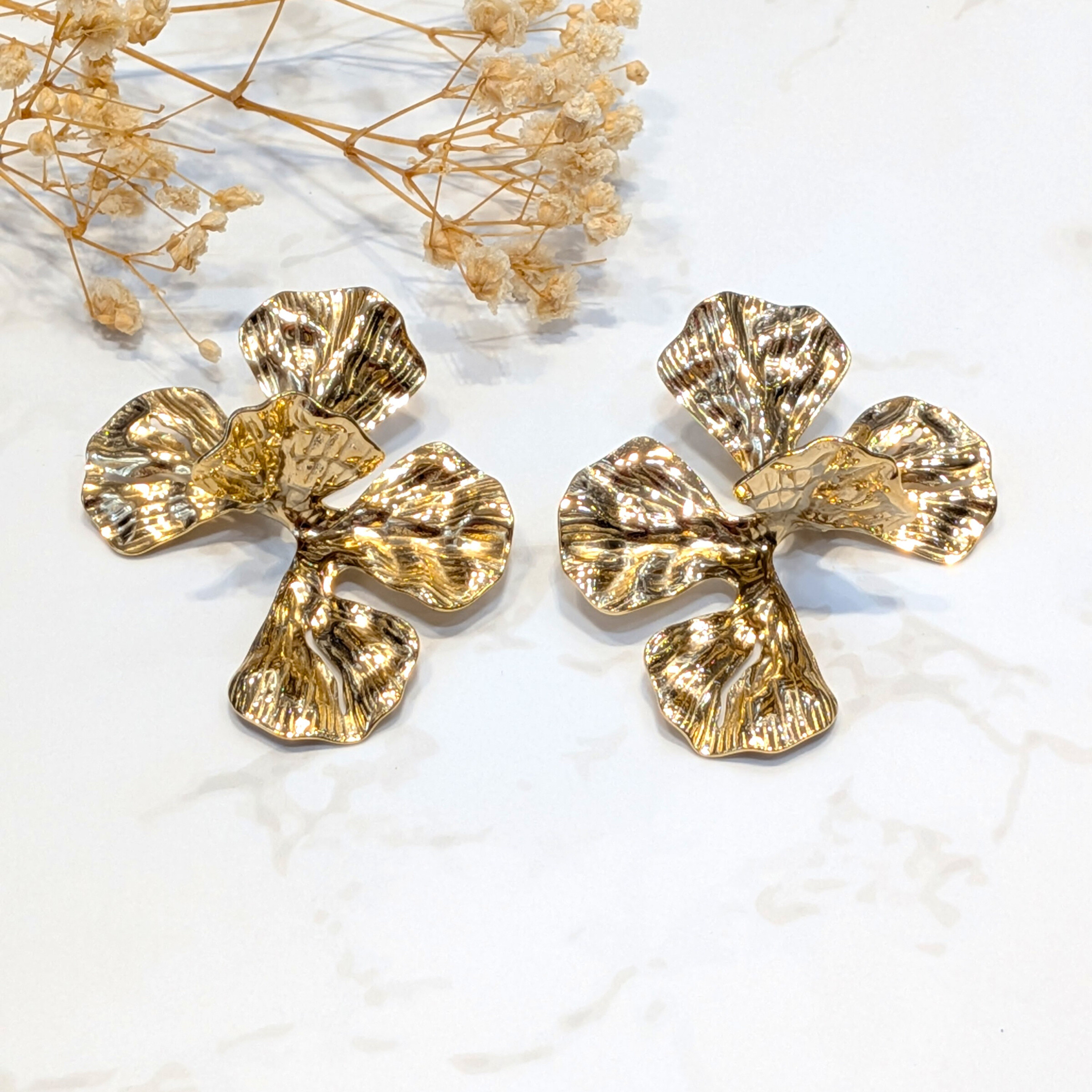 Wholesaler Lolo & Yaya - Stainless steel Mickosia earrings