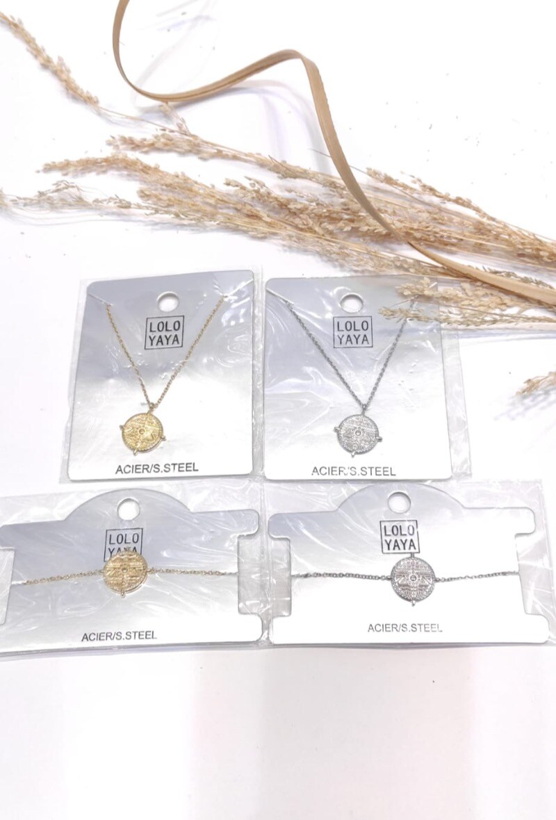 Grossiste LOLO & YAYA - Bracelet Capucine en Acier inoxydable