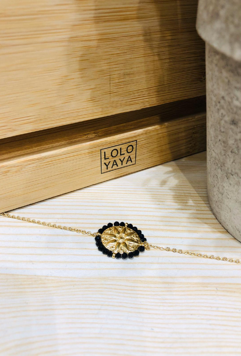 Grossiste LOLO & YAYA - Bracelet Carla D en Acier inoxydable