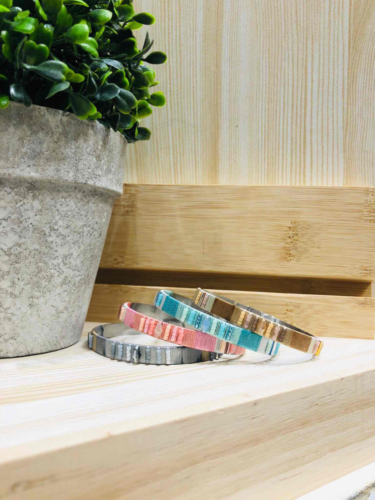 Grossiste LOLO & YAYA - Bracelet Jonc Emile en Acier inoxydable