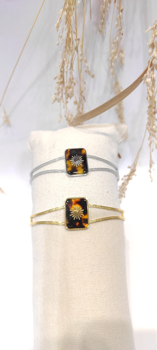 Grossiste LOLO & YAYA - Bracelet Jonc Manon en Acier inoxydable